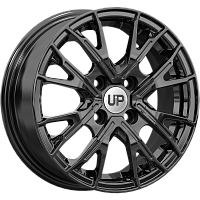 Литые диски Up127 (КС1088) 5.500xR14 4x114.3 DIA66.1 ET38 New Black для Daewoo Gentra