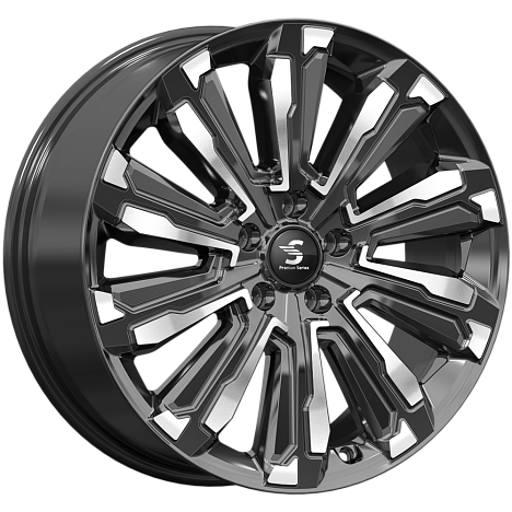 HUMBER (КР1061) 8.000xR20 5x108 DIA65.1 ET36 Diamond Black Gris