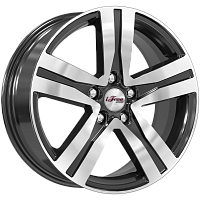 Литые диски Rebel (КС913) 7.000xR17 5x114.3 DIA67.1 ET50 Блэк Джек для Honda Fr-V