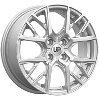 Литые диски Up124 (КС1104) 6.500xR16 4x100 DIA60.1 ET47 Silver Classic