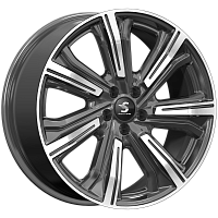 Литые диски Kleemann (КР1067) 8.500xR20 5x112 DIA66.6 ET28 Diamond Black Gris для Volkswagen Teramont X