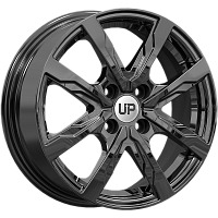 Литые диски Up122 (КС1092) 6.000xR15 4x114.3 DIA67.1 ET43 New Black для Mitsubishi Colt Cabrio