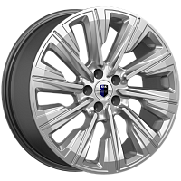 Литые диски Галего (КС1039) 7.500xR19 5x108 DIA65.1 ET46 дарк платинум для Geely Monjaro