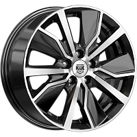 Литые диски Гамбит (КС961) 6.500xR16 5x114.3 DIA60.1 ET50 алмаз черный