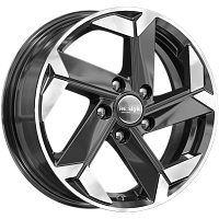 Литые диски КС979 (16_Creta SU) (КС979) 6.000xR16 5x114.3 DIA67.1 ET43 алмаз черный для Toyota Mark
