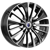 Литые диски Flanker (КС1097) 6.500xR17 5x112 DIA57.1 ET38 алмаз черный для Volkswagen Passat W8 4motion