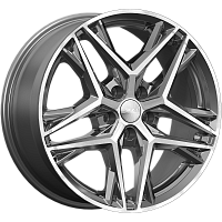 Литые диски Челси (КЛ1100) 8.000xR18 5x114.3 DIA63.35 ET44 алмаз графит для Subaru Impreza Wrx