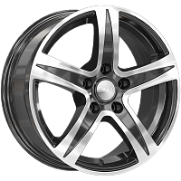 Литые диски SAKURA (КЛ146) 6.500xR15 5x112 DIA57.1 ET35 алмаз