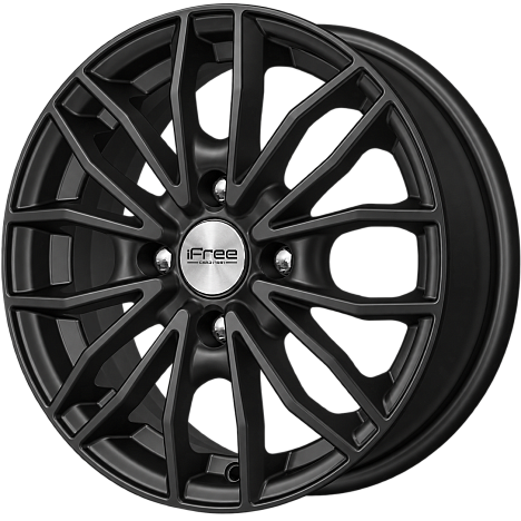 Флайт (КС676М) 5.500xR14 4x100 DIA60.1 ET43 BKM Флайт (КС676М) 5.500xR14 4x100 DIA60.1 ET43 BKM