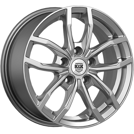 Фрост (КС1048) 6.500xR15 5x112 DIA57.1 ET43 дарк платинум