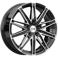 Литые диски Виар (КС1065) 6.500xR17 5x108 DIA65.1 ET43 Блэк Джек