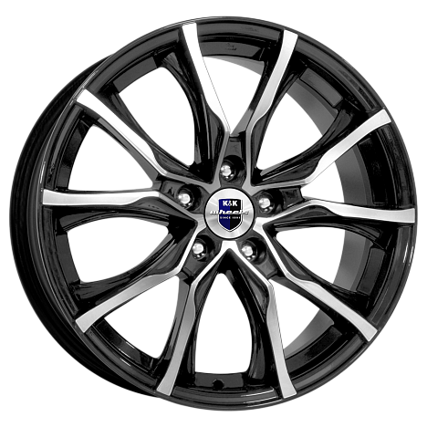 Твист (КС697М) 7.500xR17 5x112 DIA66.6 ET37 алмаз черный Твист (КС697М) 7.500xR17 5x112 DIA66.6 ET37 алмаз черный