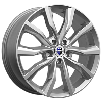 Литые диски Портер (КС906) 7.500xR18 5x100 DIA57.1 ET38 дарк платинум для Volkswagen Golf R32