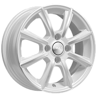 Литые диски МОНАКО (КЛ185) 5.500xR14 4x100 DIA67.1 ET43 алмаз-белый для Toyota Ist