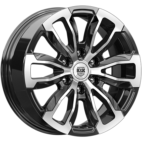 Меконг (КС959) 7.500xR18 6x139.7 DIA100.1 ET36 алмаз черный