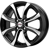 Литые диски Дайс (КС696) 6.000xR15 4x100 DIA67.1 ET38 Блэк Джек для Volkswagen Golf Литые диски Дайс (КС696) 6.000xR15 4x100 DIA67.1 ET38 Блэк Джек для Volkswagen Golf