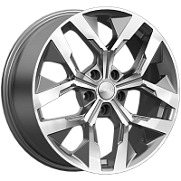 Литые диски ЛАМБЕРТ (КЛ370) 7.500xR18 5x108 DIA67.1 ET33 алмаз графит для Jetour