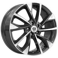 Литые диски Роквуд (КС900) 7.000xR17 5x114.3 DIA66.1 ET40 алмаз черный