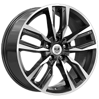 Литые диски Борэй (КС901) 8.000xR18 5x110 DIA65.1 ET35 алмаз черный