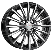 Литые диски Акцент (КС641) 5.500xR14 4x100 DIA56.6 ET45 алмаз черный для Ravon Nexia R3