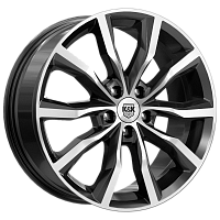 Литые диски Портер (КС906) 7.500xR18 5x112 DIA66.6 ET45 алмаз черный
