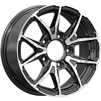 Литые диски Нокс (КС1202) 6.500xR16 5x139.7 DIA98.2 ET40 Блэк Джек