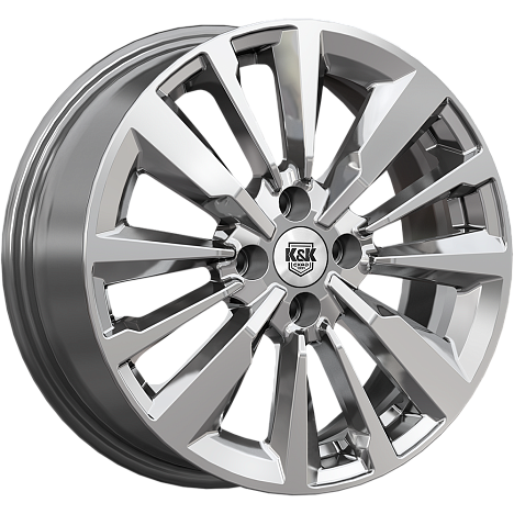Эрман (КС997) 6.500xR16 4x100 DIA67.1 ET45 дарк платинум