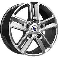 Литые диски Backfire (КС763М) 8.000xR18 5x114.3 DIA67.1 ET40 дарк платинум для Mitsubishi Lancer
