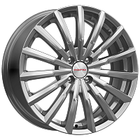 Литые диски Акцент (КС641) 5.500xR14 4x100 DIA67.1 ET39 дарк платинум для Toyota Paseo