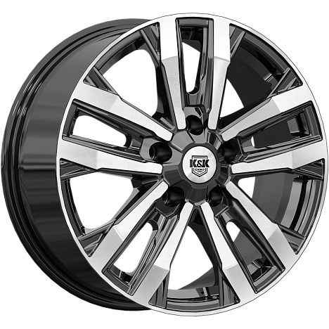 Мичиган (КС1107) 8.000xR18 5x130 DIA71.6 ET53 алмаз черный