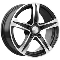 Литые диски SAKURA (КЛ146) 6.500xR15 5x114.3 DIA67.1 ET43 алмаз для Toyota Camry