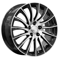 Литые диски ВАЛЕНСИЯ (КЛ282) 7.000xR18 5x114.3 DIA67.1 ET38 алмаз для Mitsubishi Lancer