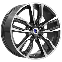 Литые диски Борэй (КС901) 8.000xR18 5x114.3 DIA67.1 ET45 алмаз черный для Mazda 6