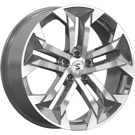 КР015 (19_EXEED TXL/VX) (КР015) 7.500xR19 5x108 DIA65.1 ET36 Diamond gloss graphite