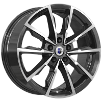 Литые диски Меренге (КС902) 7.500xR17 5x115 DIA70.2 ET40 алмаз черный для Opel Zafira
