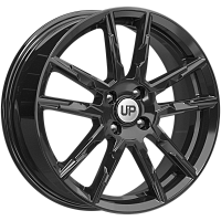 Литые диски Up107 (КС993) 6.500xR17 4x100 DIA67.1 ET40 New Black для Renault Megane