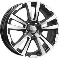 Литые диски КС874 (ZV 17_Creta) (КС874) 6.500xR17 5x114.3 DIA67.1 ET49 алмаз черный для Honda Cr-V