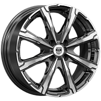 Литые диски Арагац 6.0Jx16H2 (КС1214) 6.000xR16 4x100 DIA67.1 ET39 алмаз черный для Great Wall Coolbear