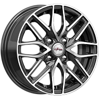 Литые диски Кайкос (КС1001) 5.500xR14 4x100 DIA60.1 ET40 Блэк Джек