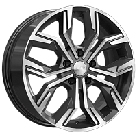 Литые диски АМИАТА (КЛ327) 7.000xR17 5x100 DIA67.1 ET38 алмаз для Skoda Octavia Rs