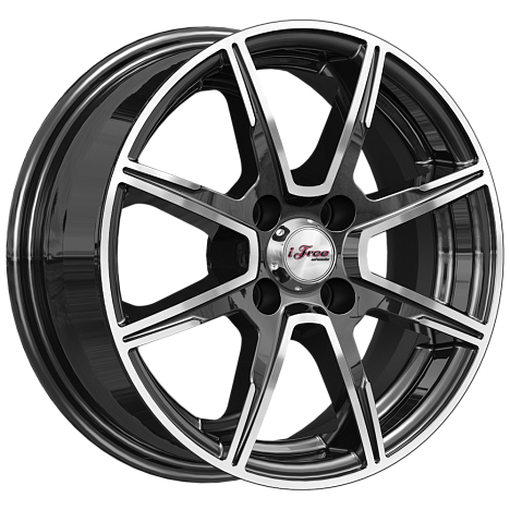 Майами лайт (КС1029) 5.500xR14 4x100 DIA60.1 ET40 Блэк Джек