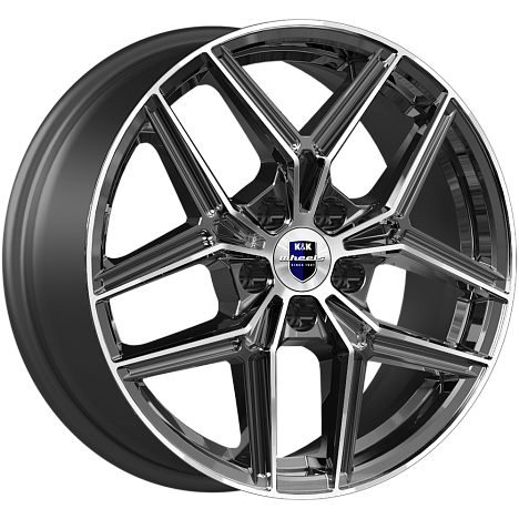Юнион (КС1025) 7.000xR17 5x110 DIA67.1 ET45 алмаз черный