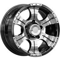Литые диски Байконур (КС465М) 8.000xR16 6x139.7 DIA110.1 ET0 алмаз черный