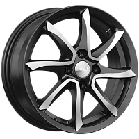 Литые диски ОСАКА (КЛ317) 6.000xR15 4x100 DIA67.1 ET45 Алмаз бархат новый для KIA Rio X