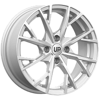Литые диски Up126 (КС1109) 6.500xR16 4x100 DIA67.1 ET35 Silver Classic для Volkswagen Passat