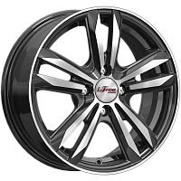 Литые диски Маскот (КС870) 6.000xR15 4x100 DIA67.1 ET35 Блэк Джек для Nissan 100 Nx