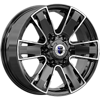 Литые диски Севенна (КС726) 7.000xR17 6x139.7 DIA67.1 ET38 алмаз черный