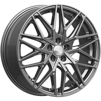 Литые диски АЗИМУТ (КЛ371) 7.000xR17 5x112 DIA66.6 ET45 графит для Skoda Octavia  Combi