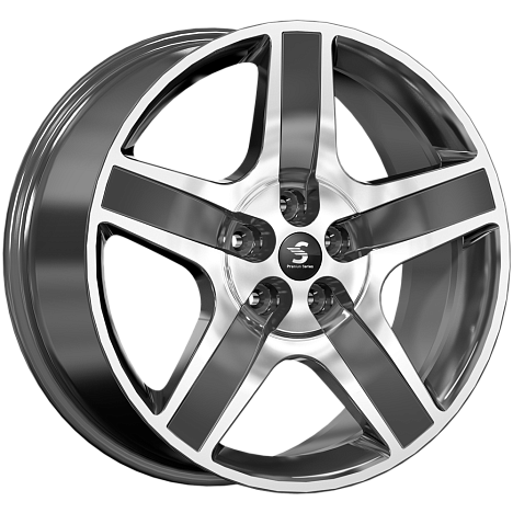 КР008 (20_Q5) (КР008) 8.500xR20 5x112 DIA66.6 ET34 Diamond Black Gris