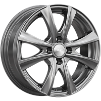 Литые диски МАЛЬТА (КЛ189) 6.000xR15 4x100 DIA60.1 ET45 графит для Volkswagen Golf Variant